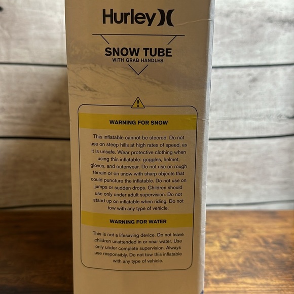 NIB Hurley Snow Tube with Grab Handles - Picture 4 of 7